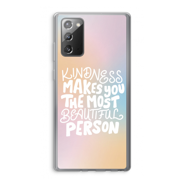 The prettiest: Samsung Galaxy Note 20 / Note 20 5G Transparant Hoesje