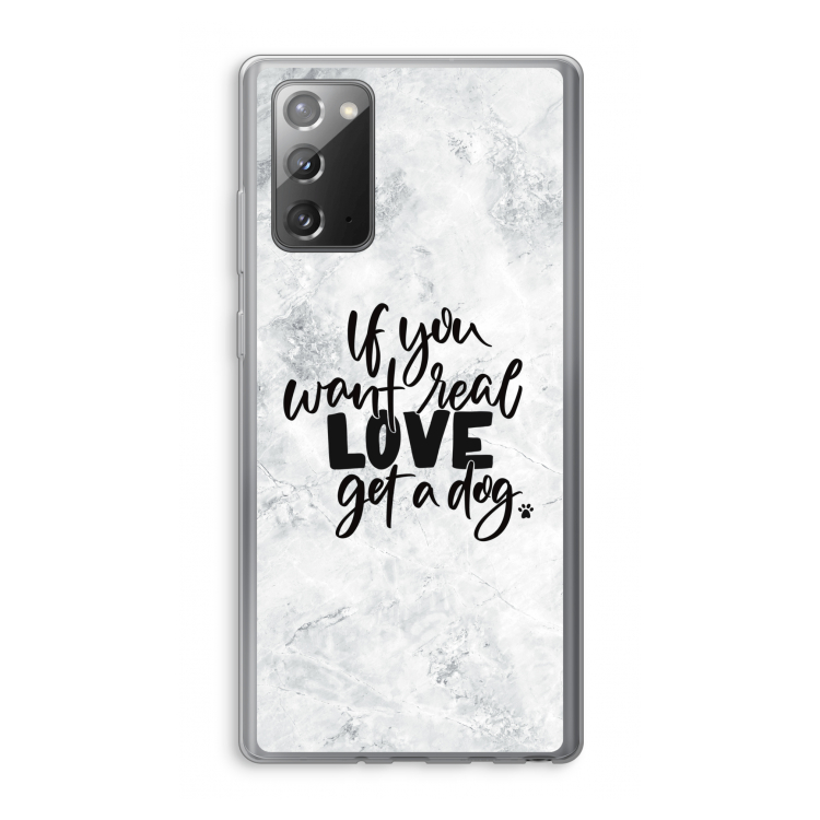 Partner in crime: Samsung Galaxy Note 20 / Note 20 5G Transparant Hoesje