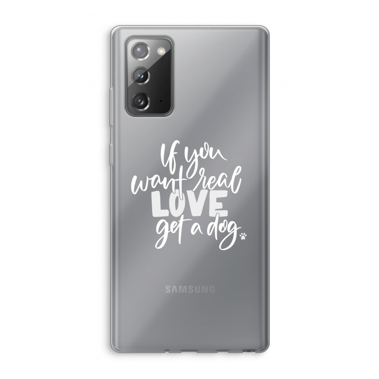 Partner in crime: Samsung Galaxy Note 20 / Note 20 5G Transparant Hoesje
