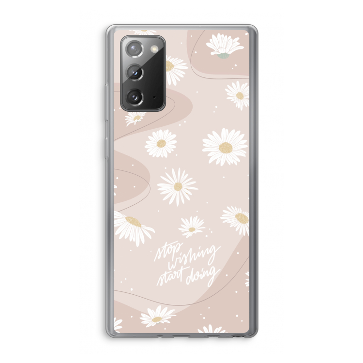 Daydreaming becomes reality: Samsung Galaxy Note 20 / Note 20 5G Transparant Hoesje