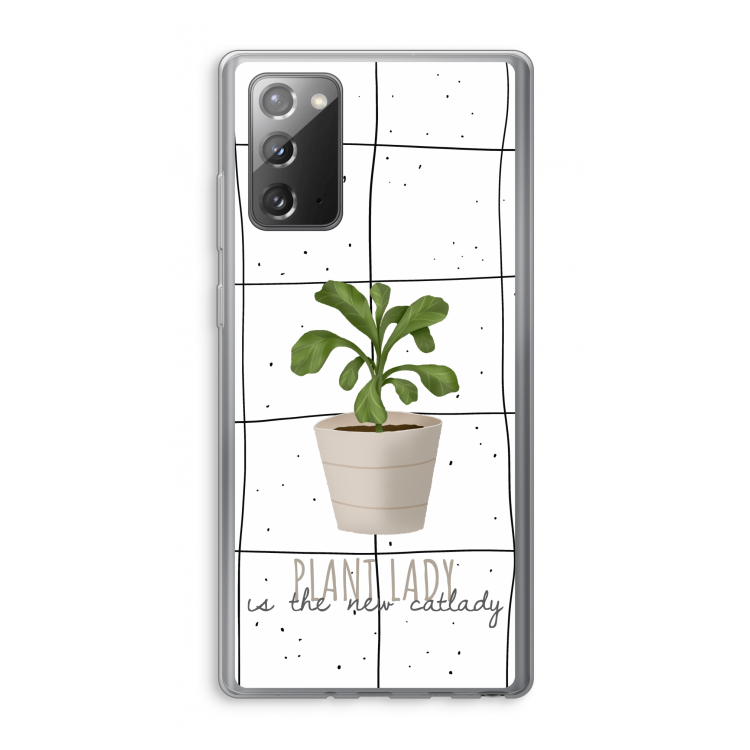 Kamerplant op vensterruit: Samsung Galaxy Note 20 / Note 20 5G Transparant Hoesje
