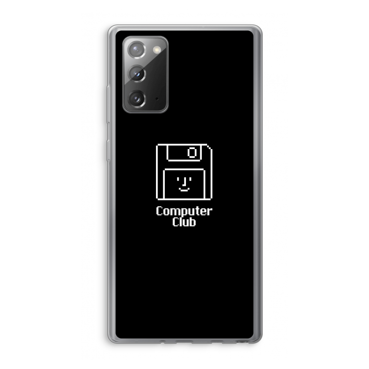 Hello: Samsung Galaxy Note 20 / Note 20 5G Transparant Hoesje