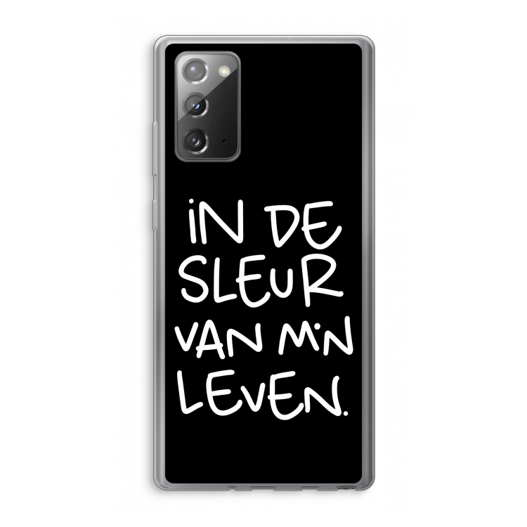 De Sleur: Samsung Galaxy Note 20 / Note 20 5G Transparant Hoesje