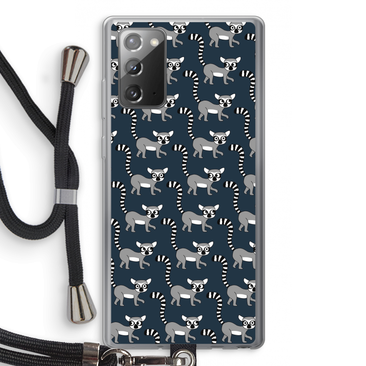 Makis: Samsung Galaxy Note 20 / Note 20 5G Transparant Hoesje met koord