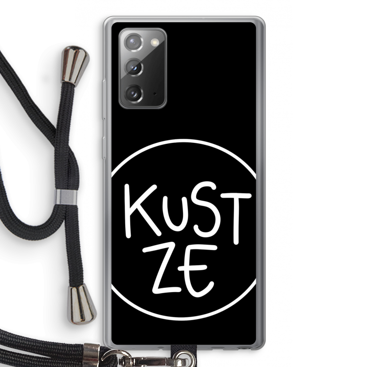 KUST ZE: Samsung Galaxy Note 20 / Note 20 5G Transparant Hoesje met koord