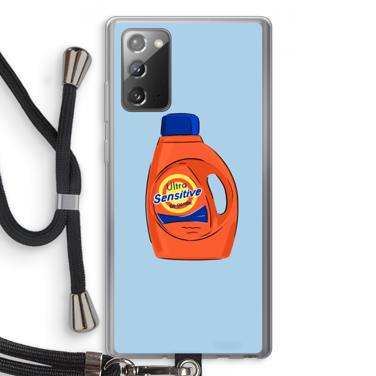 Ultra Sensitive: Samsung Galaxy Note 20 / Note 20 5G Transparant Hoesje met koord