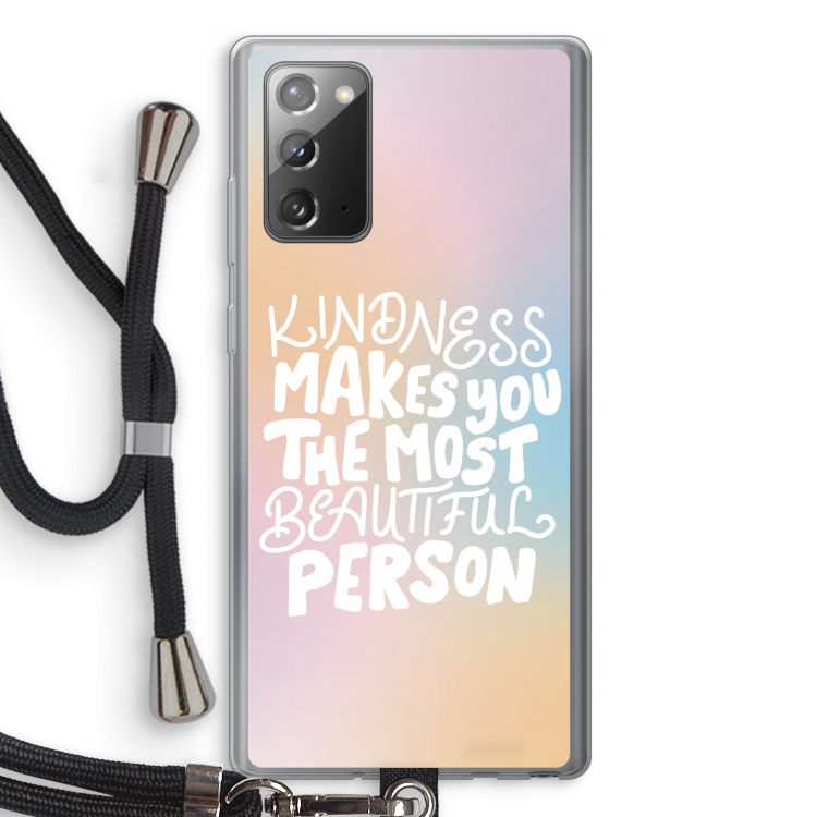The prettiest: Samsung Galaxy Note 20 / Note 20 5G Transparant Hoesje met koord