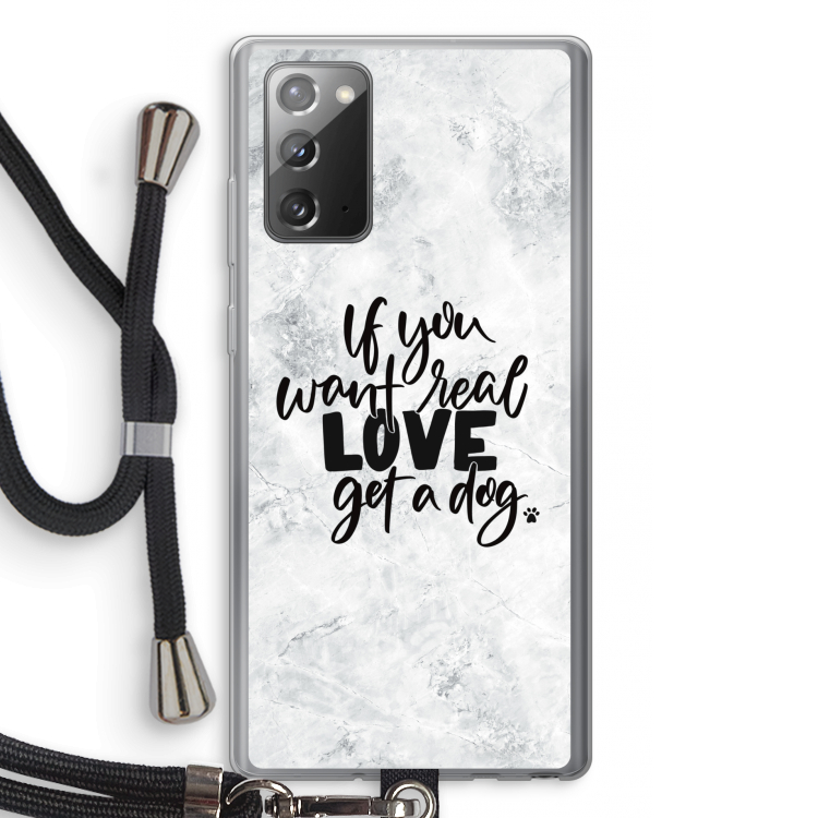 Partner in crime: Samsung Galaxy Note 20 / Note 20 5G Transparant Hoesje met koord