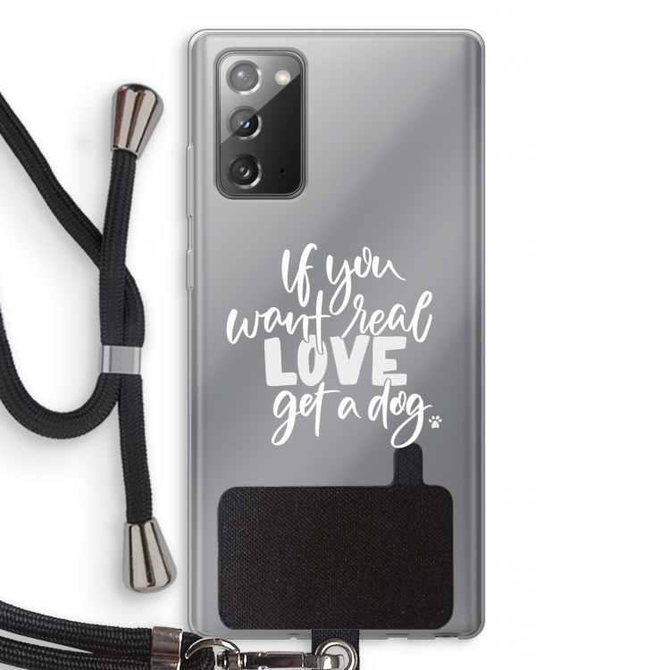 Partner in crime: Samsung Galaxy Note 20 / Note 20 5G Transparant Hoesje met koord
