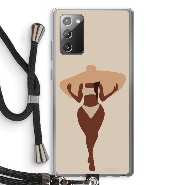 Let's get salty: Samsung Galaxy Note 20 / Note 20 5G Transparant Hoesje met koord
