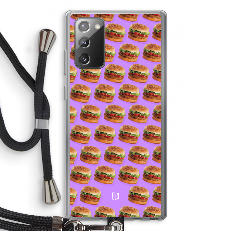 Giants: Samsung Galaxy Note 20 / Note 20 5G Transparant Hoesje met koord