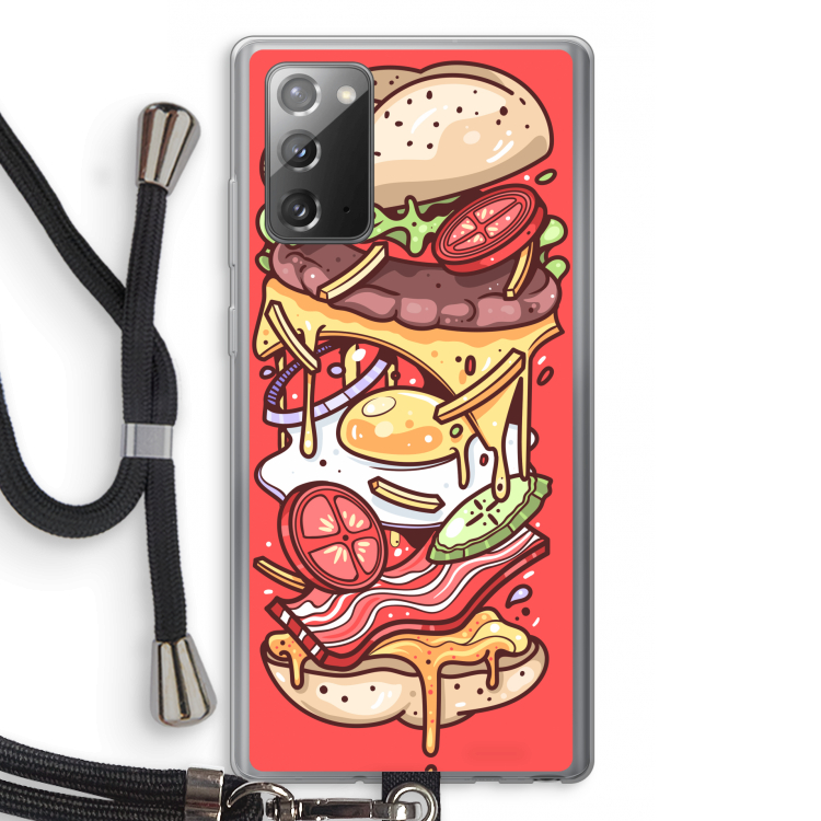 Diet Coke Please: Samsung Galaxy Note 20 / Note 20 5G Transparant Hoesje met koord