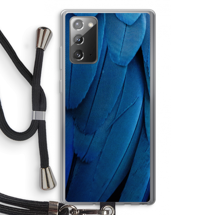 Pauw: Samsung Galaxy Note 20 / Note 20 5G Transparant Hoesje met koord