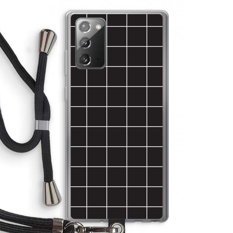 Rooster 2: Samsung Galaxy Note 20 / Note 20 5G Transparant Hoesje met koord