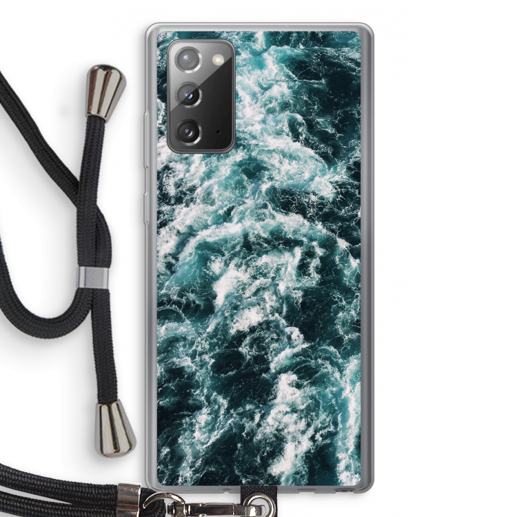 Zee golf: Samsung Galaxy Note 20 / Note 20 5G Transparant Hoesje met koord