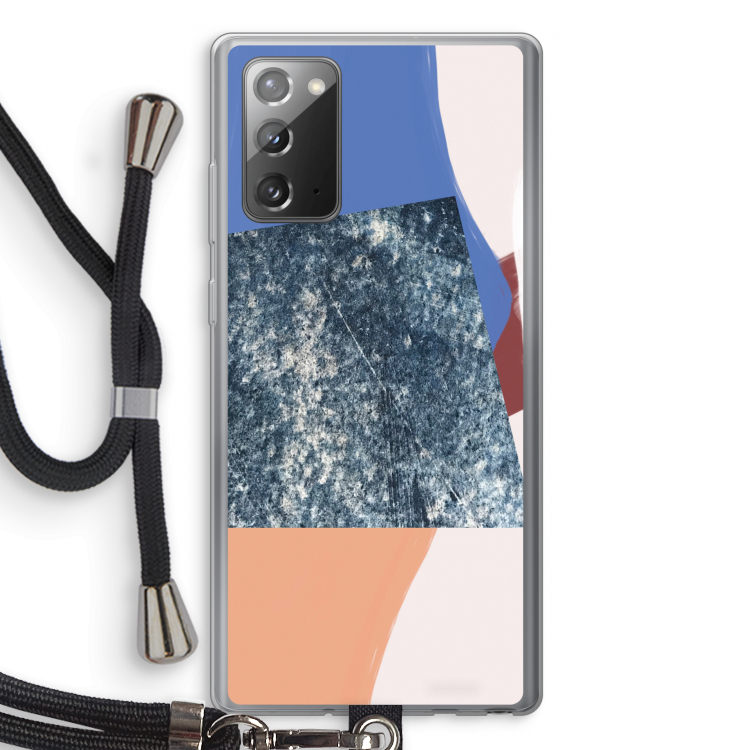 Billy: Samsung Galaxy Note 20 / Note 20 5G Transparant Hoesje met koord