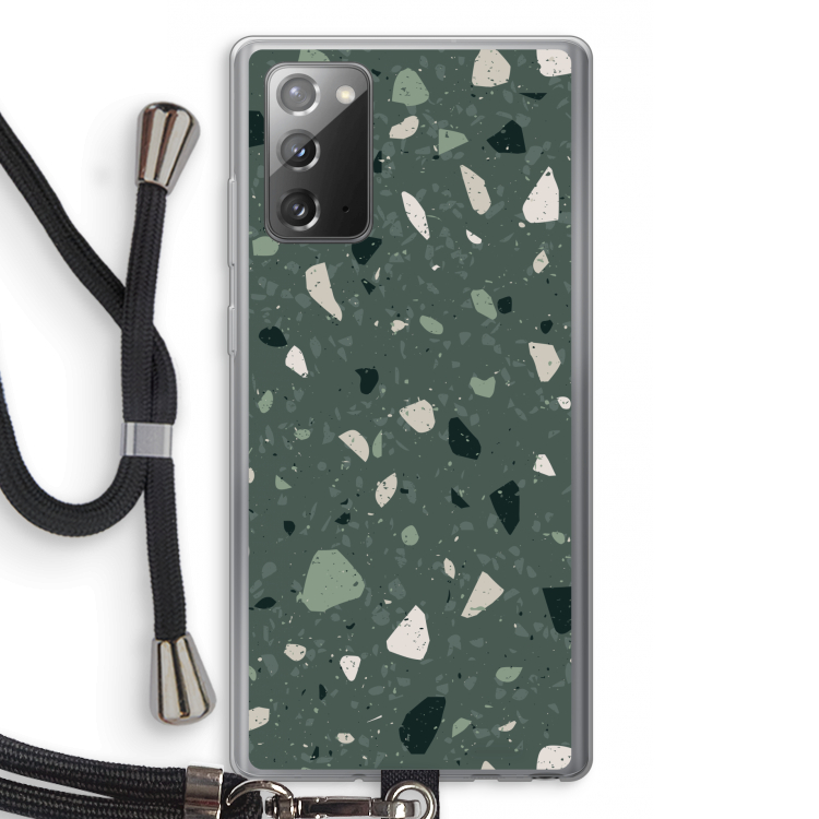 Terrazzo N°19: Samsung Galaxy Note 20 / Note 20 5G Transparant Hoesje met koord