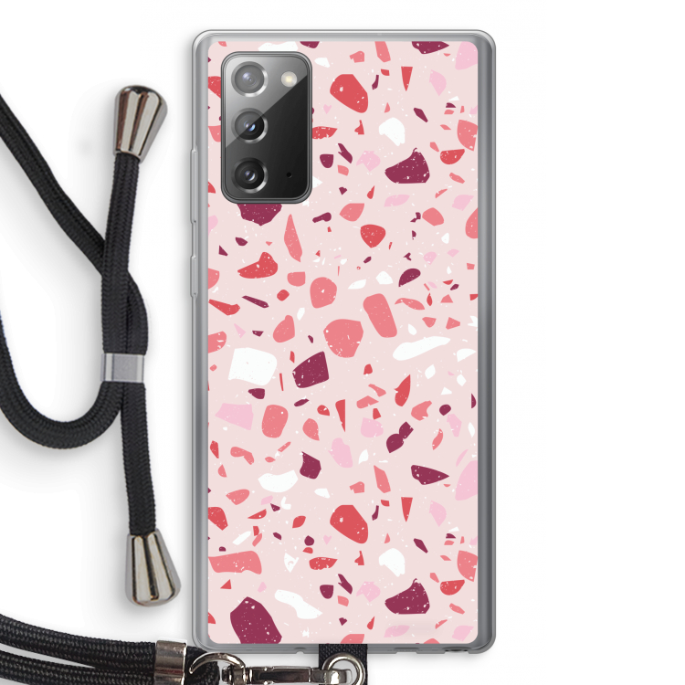 Terrazzo N°15: Samsung Galaxy Note 20 / Note 20 5G Transparant Hoesje met koord