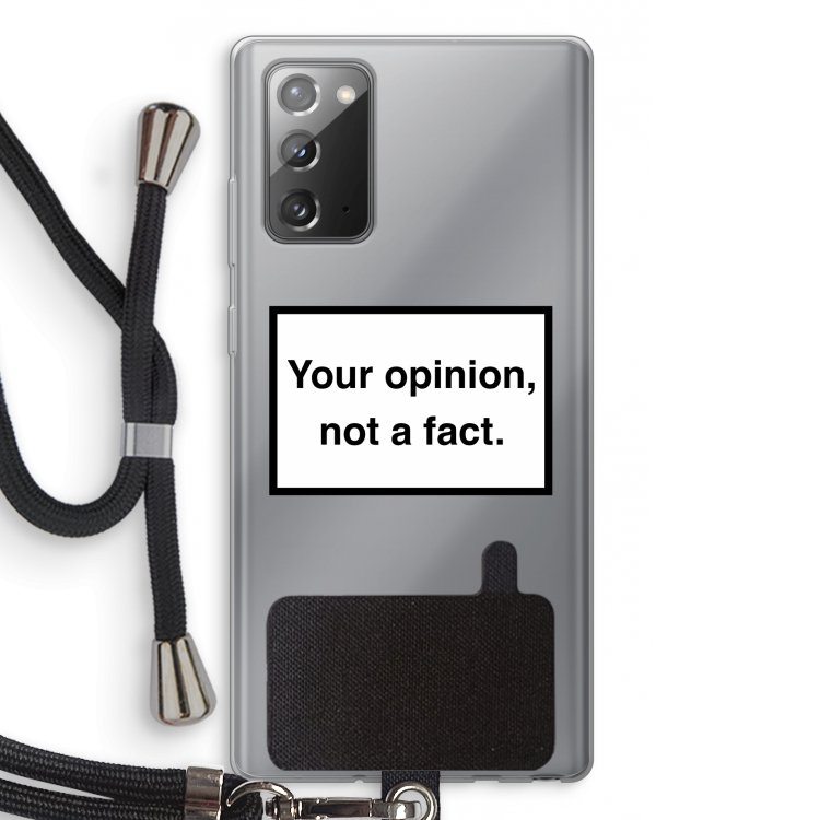 Your opinion: Samsung Galaxy Note 20 / Note 20 5G Transparant Hoesje met koord