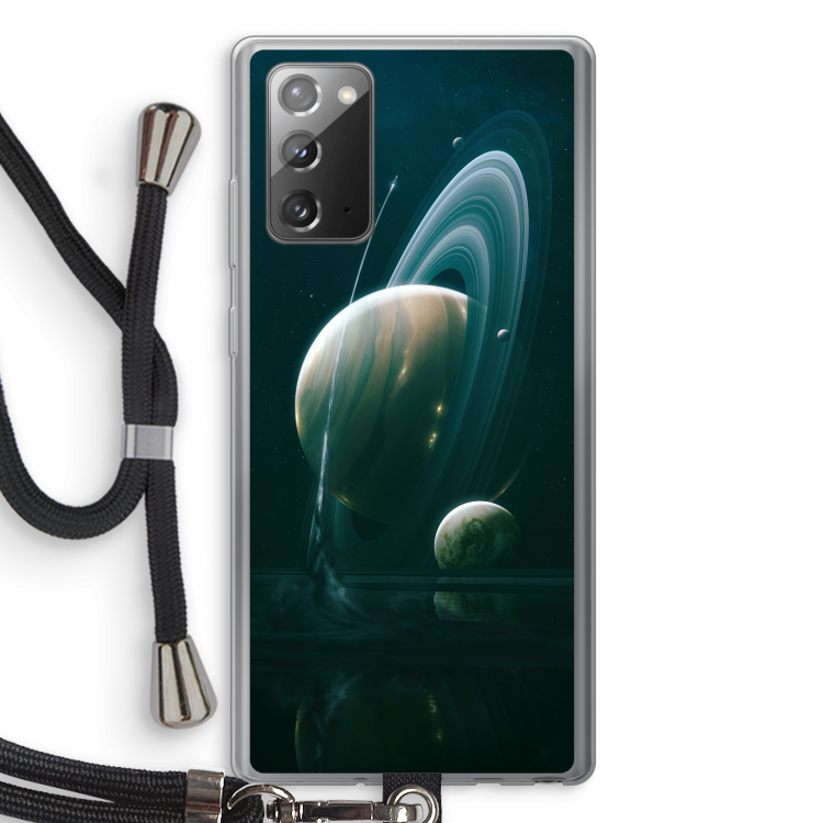 Mercurius: Samsung Galaxy Note 20 / Note 20 5G Transparant Hoesje met koord