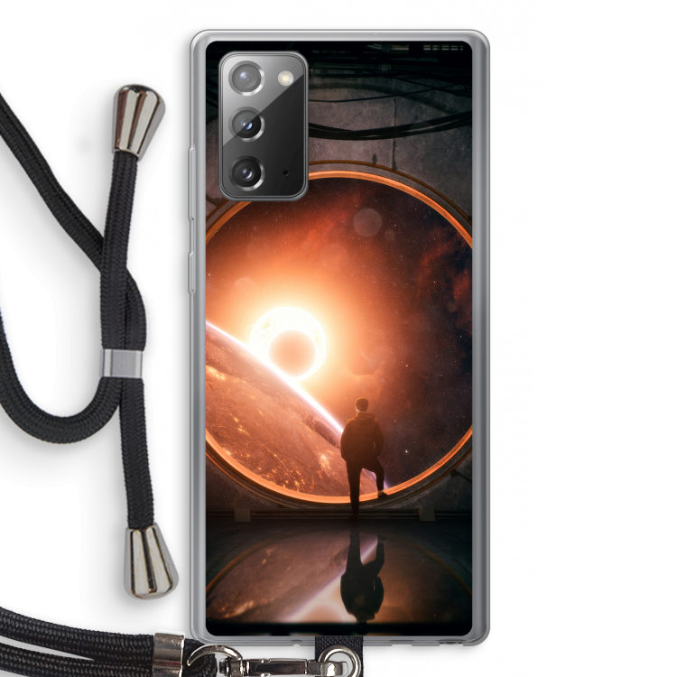 Ephemeral: Samsung Galaxy Note 20 / Note 20 5G Transparant Hoesje met koord