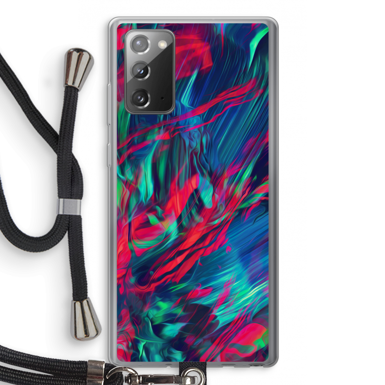 Pilgrims Of The Sea: Samsung Galaxy Note 20 / Note 20 5G Transparant Hoesje met koord
