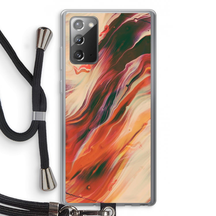 Forgotten Lands: Samsung Galaxy Note 20 / Note 20 5G Transparant Hoesje met koord