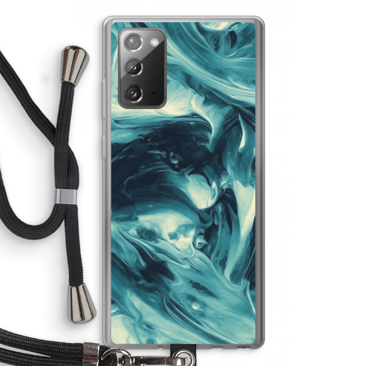 Dreaming About Whales: Samsung Galaxy Note 20 / Note 20 5G Transparant Hoesje met koord