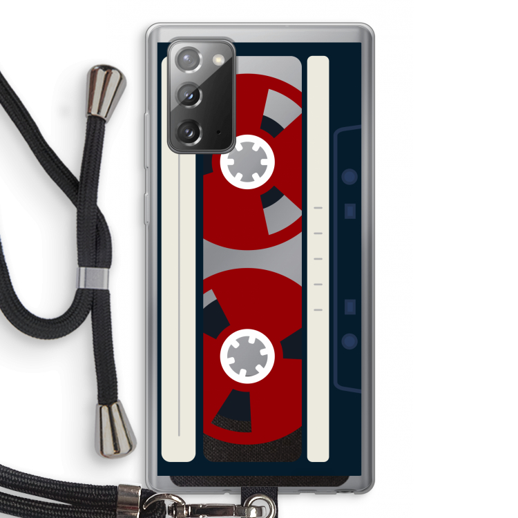 Here's your tape: Samsung Galaxy Note 20 / Note 20 5G Transparant Hoesje met koord