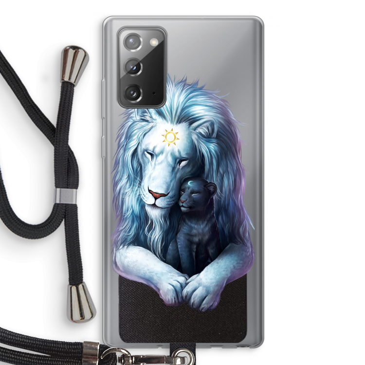 Child Of Light: Samsung Galaxy Note 20 / Note 20 5G Transparant Hoesje met koord