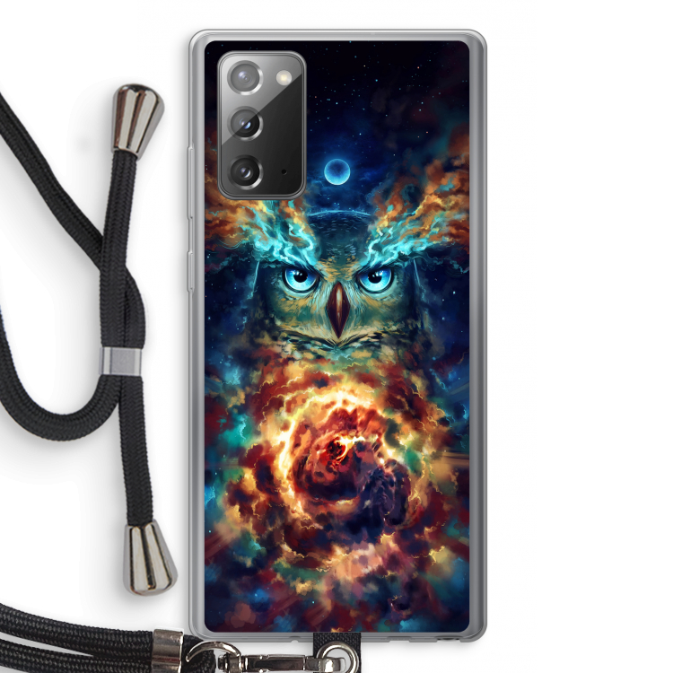 Aurowla: Samsung Galaxy Note 20 / Note 20 5G Transparant Hoesje met koord