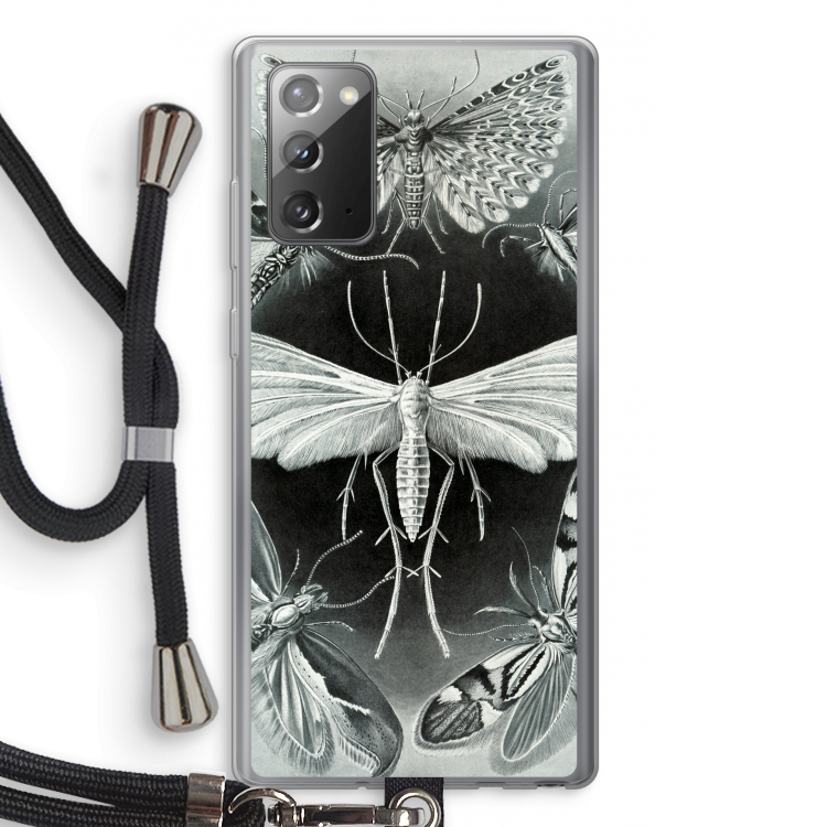 Haeckel Tineida: Samsung Galaxy Note 20 / Note 20 5G Transparant Hoesje met koord