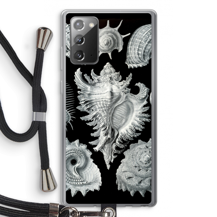 Haeckel Prosobranchia: Samsung Galaxy Note 20 / Note 20 5G Transparant Hoesje met koord