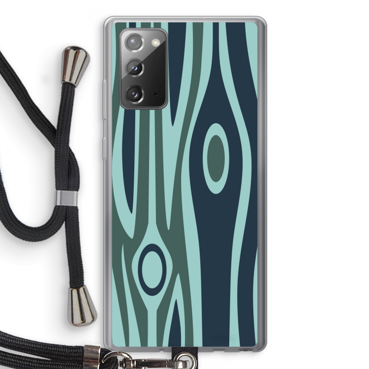 Bast B: Samsung Galaxy Note 20 / Note 20 5G Transparant Hoesje met koord