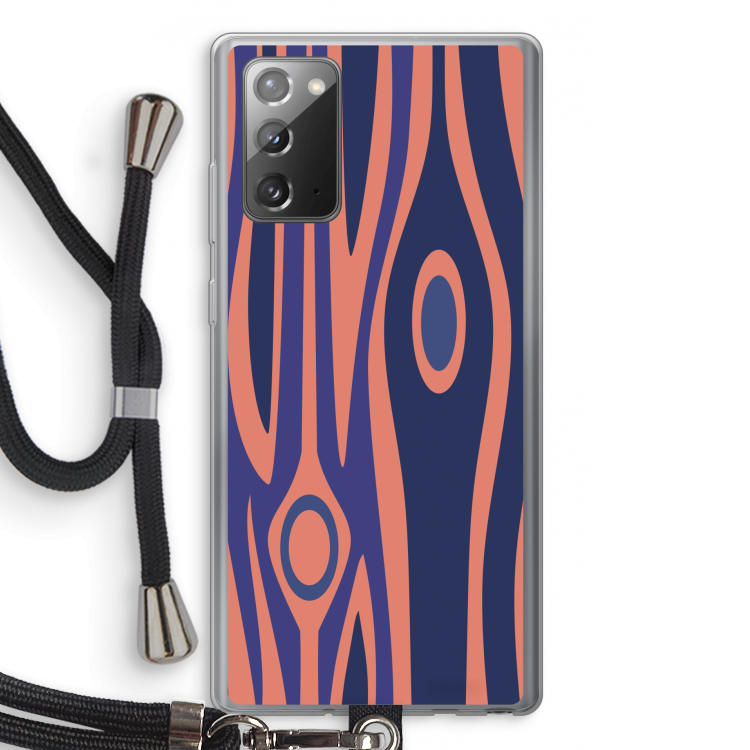 Bast A: Samsung Galaxy Note 20 / Note 20 5G Transparant Hoesje met koord
