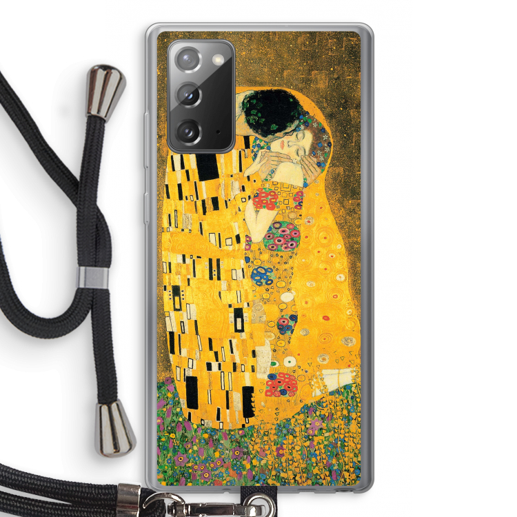 Der Kuss: Samsung Galaxy Note 20 / Note 20 5G Transparant Hoesje met koord