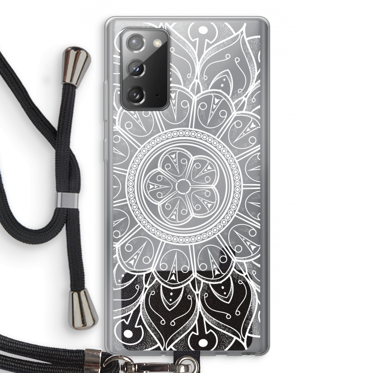 Roses Are Red: Samsung Galaxy Note 20 / Note 20 5G Transparant Hoesje met koord