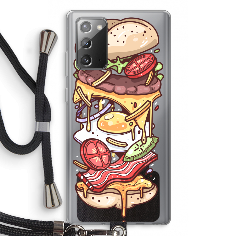 Diet Coke Please: Samsung Galaxy Note 20 / Note 20 5G Transparant Hoesje met koord