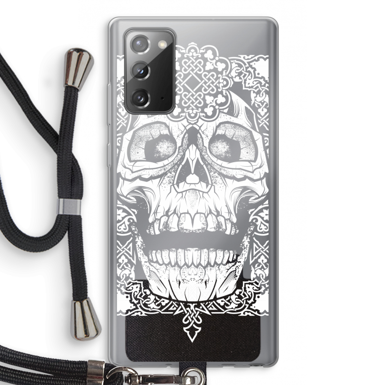 Seek & Destroy: Samsung Galaxy Note 20 / Note 20 5G Transparant Hoesje met koord