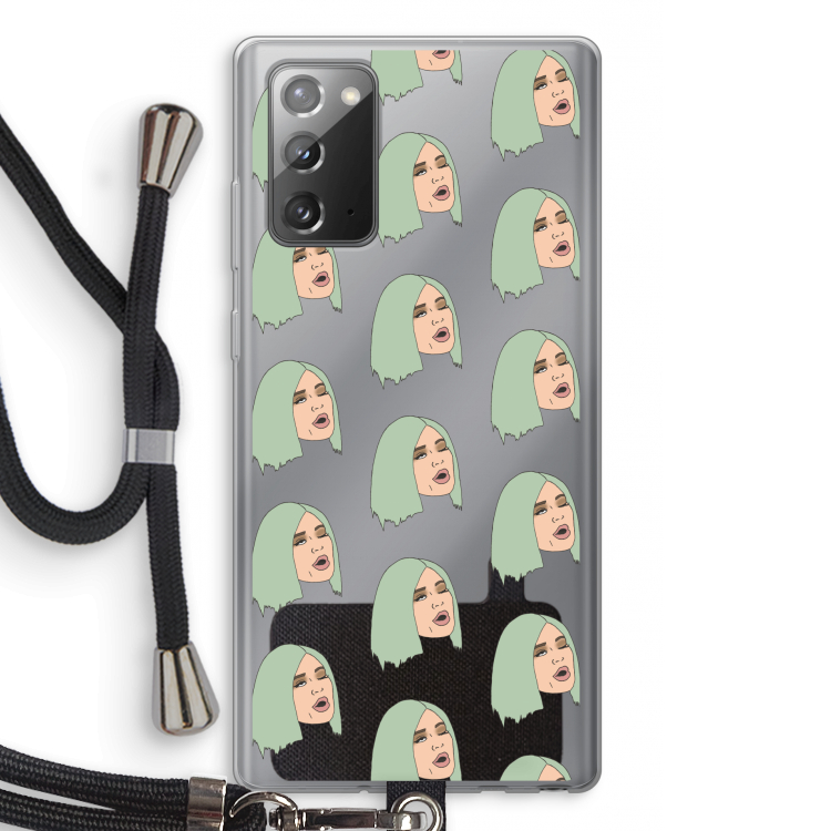 King Kylie: Samsung Galaxy Note 20 / Note 20 5G Transparant Hoesje met koord