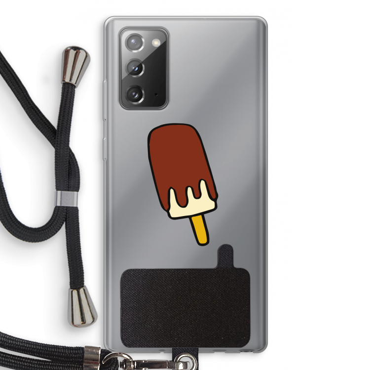 Frisco: Samsung Galaxy Note 20 / Note 20 5G Transparant Hoesje met koord