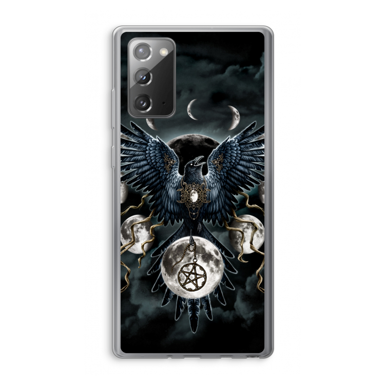Sinister Wings: Samsung Galaxy Note 20 / Note 20 5G Transparant Hoesje