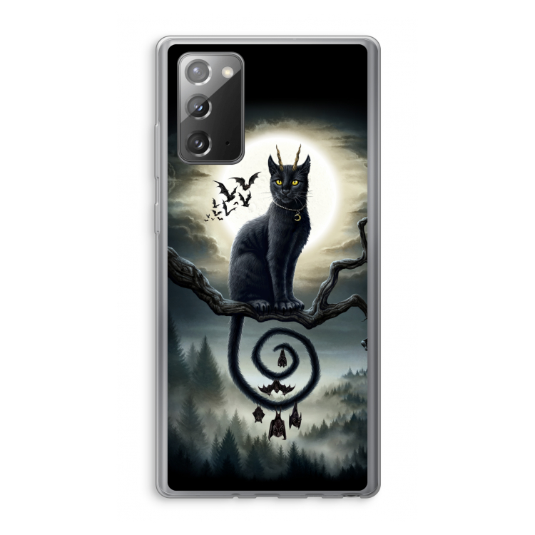 Moonlight Companions: Samsung Galaxy Note 20 / Note 20 5G Transparant Hoesje