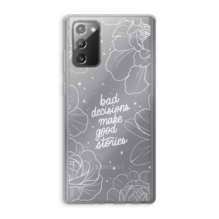 Good stories: Samsung Galaxy Note 20 / Note 20 5G Transparant Hoesje
