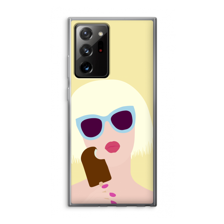 Ice cream: Samsung Galaxy Note 20 Ultra / Note 20 Ultra 5G Transparant Hoesje
