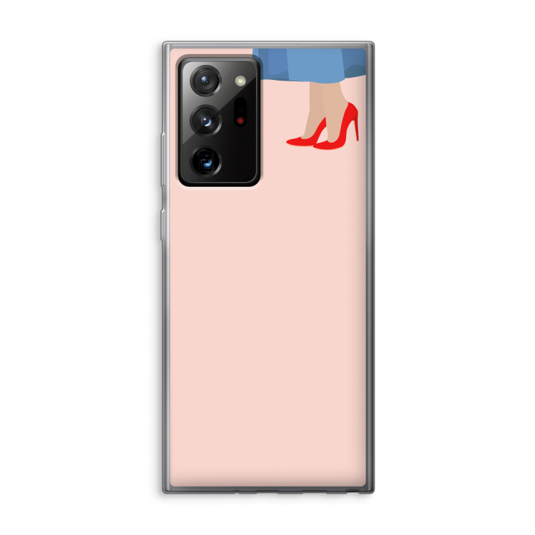 High heels: Samsung Galaxy Note 20 Ultra / Note 20 Ultra 5G Transparant Hoesje