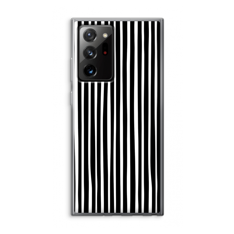 Stripes: Samsung Galaxy Note 20 Ultra / Note 20 Ultra 5G Transparant Hoesje