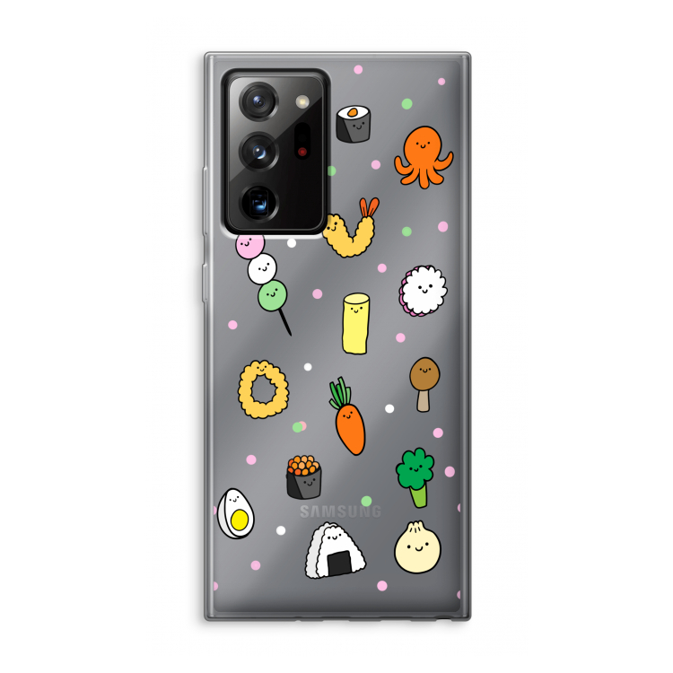 Happy bento friends: Samsung Galaxy Note 20 Ultra / Note 20 Ultra 5G Transparant Hoesje