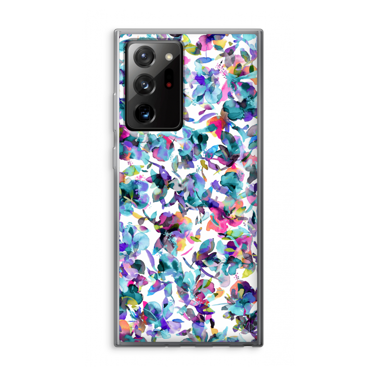 Hibiscus Flowers: Samsung Galaxy Note 20 Ultra / Note 20 Ultra 5G Transparant Hoesje