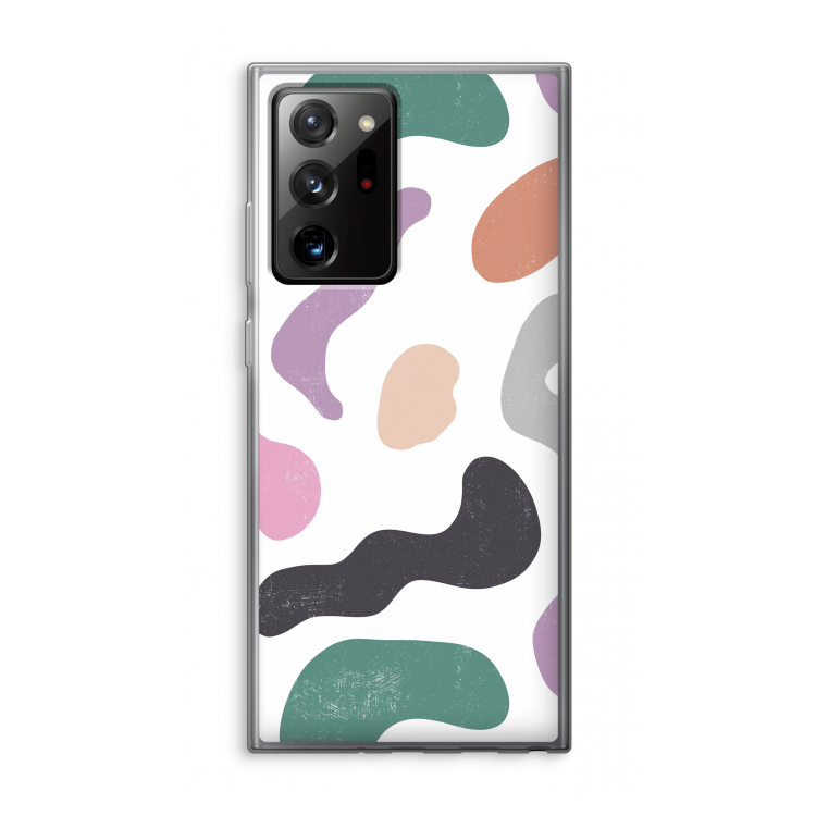 Memphis Shapes: Samsung Galaxy Note 20 Ultra / Note 20 Ultra 5G Transparant Hoesje
